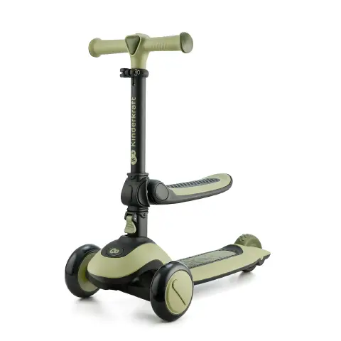 Monopattino 3 Ruote e Led Halley Verde
