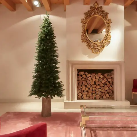 Albero Natale Pino Slim H 210 Cm