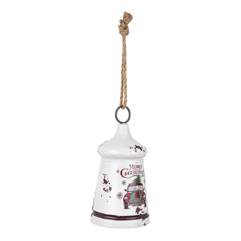 Pendaglio Ringing Merry Xmas con Macchina
