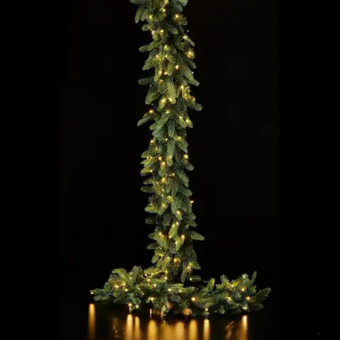 Festone Natalizio Pino Luxury Con 170 Led