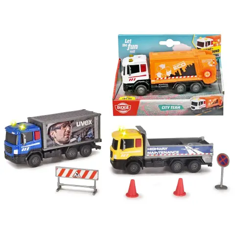 Dickie Toys City Team cm.17 Assortito
