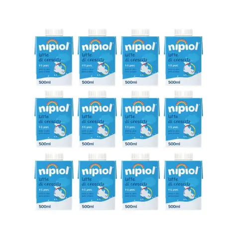 Latte di Crescita Nipiol Stage 12-36 500 ml - confezione 12 pz