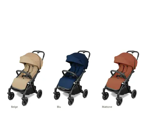 Passeggino Wizard-e Beige Telaio Black