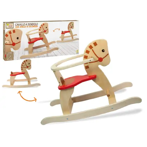 Cavallo A Dondolo in legno