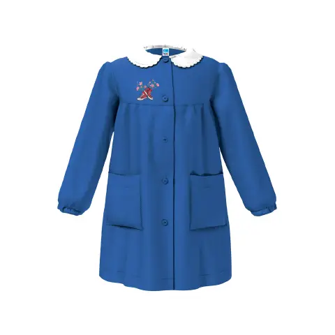 Grembiule Bambina Scuola 4064 Blu 6 Anni