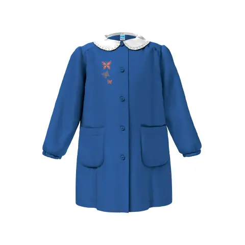 Grembiule Bambina Scuola 4068 Blu 9 Anni