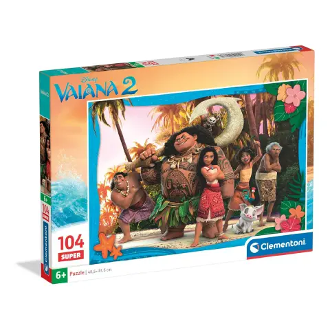 Puzzle 104 Pezzi Disney Oceania Vaiana 2