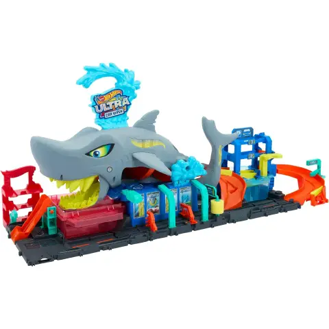 Hot Wheels City Mega Squalo Autolavaggio