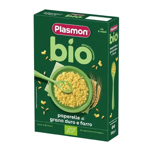 Pastina Plasmon Bio Paperelle 300 Gr