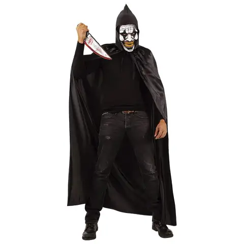 Costume Clown Incappucciato Per Adulti