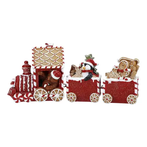 Treno Pan di Zenzero con Pinguino 15 cM