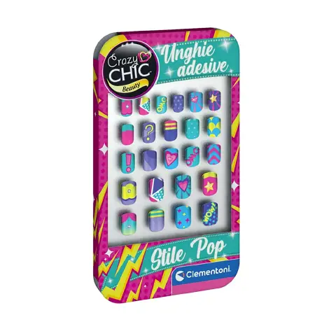 Crazy Chic Unghie Adesive Decorazioni POP