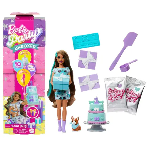 Barbie Party Unboxed - Birthday Bows JFG72