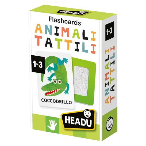 Flashcard Montessori Animali Tattili