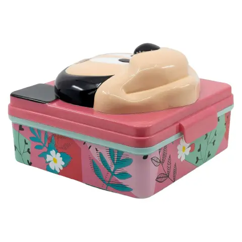 Portamerenda Quadrato 3D Minnie