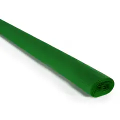 Carta Crespa Leggera Verde Scuro - Rotolo 50x250 cm