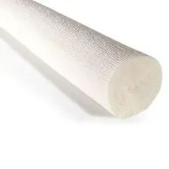Carta Crespa Pesante Bianca - Rotolo 50x250 cm