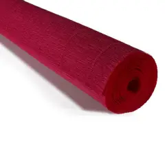 Carta Crespa Pesante Rossa - Rotolo 50x250 cm