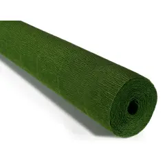 Carta Crespa Pesante Verde Scuro 180 g/m² - Rotolo 50 x 250 cm