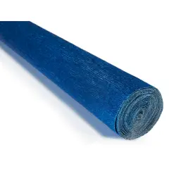 CARTA CRESPA METALLIZZATA BLU