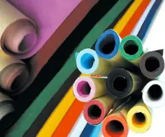 Carta Vellutata Adesiva 80 g/m² - Rotolo 50x200 cm - Azzurro