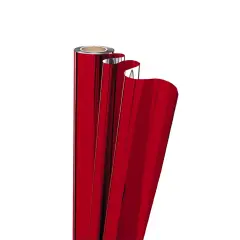 Carta Metallizzata Rosso in Rotolo - Cm 70x100