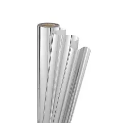 Carta Metallizzata Argento in Rotolo - Cm 70x100