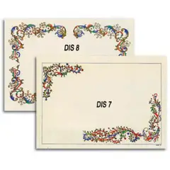 Pergamene Onorificenze Disegno 5 Pezzi – 25x35 cm – Cartoncino Pergamenato