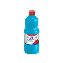 Tempera Pronta Extra Quality Giotto – Flacone da 1000 ml • Cyan