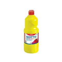 Tempera Pronta Extra Quality Giotto – Flacone da 1000 ml • Giallo