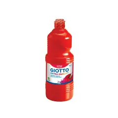 Tempera Pronta Extra Quality Giotto – Flacone da 1000 ml • Rosso Vermiglio