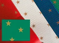 CARTONCINO ONDULATO STELLATO 50X70 VERDE