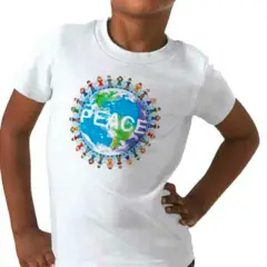 Maglia Bianca per Bambino 4-5 Anni – 100% Cotone Personalizzabile