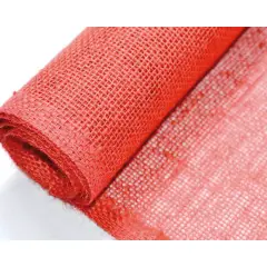 Telo in Juta Rosso 100x125 cm – Fibra di Iuta Naturale