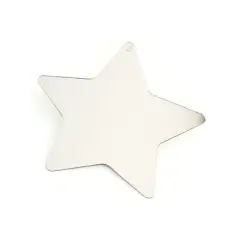 Specchi Acrilici Appendibili Stelle - 12,5 cm - Set 6 Pezzi