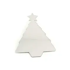 Specchi Acrilici Appendibili Abeti  •15x5 cm. 6 Pezzi