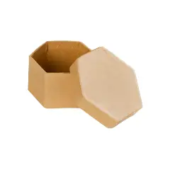Scatole in Cartone Esagonali – 10 Pezzi (7,5 x 4 cm)