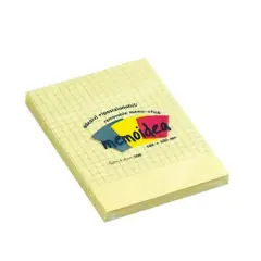 Memoidea Notes Riposizionabili 102x150mm. Quadretti