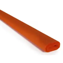 Carta Crespa Arancio Premium Leggera – Rotolo 50 cm x 2,5 m, 40 g