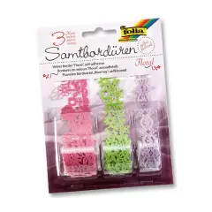 Nastri in Feltro Adesivo Decori Primavera 3 Rotoli da 1 mt