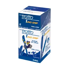 Penna a Sfera Tratto Uno Grip Fila Blu