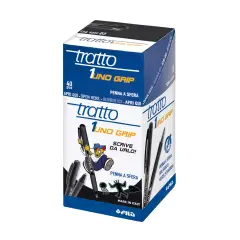 Penna a Sfera Tratto Uno Grip Fila Nero