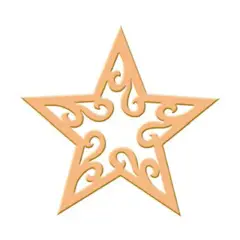 Maxi Fustella Stella – Tagli Precisi per Creazioni a Tema Stelle