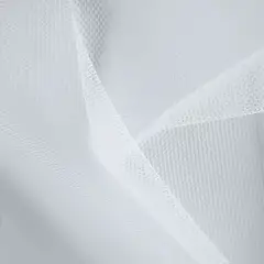 Tulle Bianco 75 cm x 10 mt - Tessuto Creativo per Costumi e Decorazioni