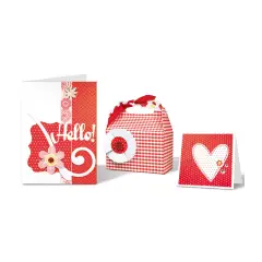 Cartoncino Millefantasie Bifacciale Rosso