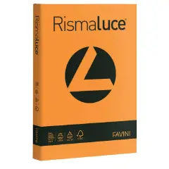 Carta Colorata Rismaluce A4 140 gr – 200 Fogli - Arancio