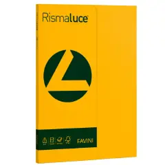 Carta Colorata Rismaluce A4 90 gr – 100 Fogli - Giallo Oro