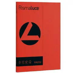 Carta Colorata Rismaluce A4 90 gr – 100 Fogli - Rosso