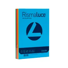 Carta Colorata Rismaluce A4 90 gr - 300 Fogli - Tinte Forti