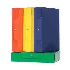 Cartella Progetto Presspan con Bottone – Dorso 4 cm, Formato 25x35 cm